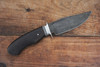 Tony Mont Custom Fixed Blade Knife Wenge Wood l Back