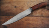 Tony Mont Custom Fixed Blade Knife Koa Wood l Hamon Blade