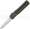 AKC F-20 D/A Satin Dagger OTF Automatic Knife Green l For Sale