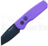 Pro-Tech Runt 5 Automatic Knife Purple l Black Reverse Tanto l For Sale
