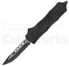 Delta Force Punisher OTF Automatic Knife Black l Two-Tone Serr l For Sale