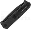 Delta Force Automatic Knife Black Aluminum l Black Serrated