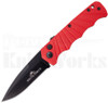 Delta Force Automatic Knife Red Aluminum l Black 440 l For Sale