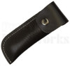 Italian Style 9" Curved Stiletto Black Marble Automatic Knife