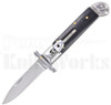 Milano 8" Leverlock Swinguard Automatic Knife Blackwood l For Sale