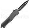 Delta Force Gray OTF Automatic Knife l Two-Tone Dagger