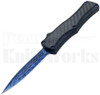 Delta Force Carbon Fiber Automatic OTF Knife l Blue Blade l For Sale