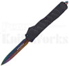 Delta Force Workman OTF Automatic Knife Black l Spectrum Feather l For Sale