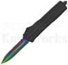 Delta Force OTF Automatic Knife Black Frag l Spectrum Serrated l For Sale