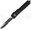 Microtech UTX-70 S/E OTF Automatic Knife Black 148-2T l For Sale