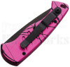 Piranha Fingerling Automatic Knife Pink P-2PKT l Black Blade