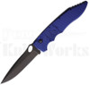 Piranha Predator Automatic Knife Blue P-10 l Tactical Black l For Sale