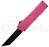 Lightning Elite Pink D/A OTF Automatic Knife l Black Tanto l For Sale