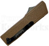 Lightning Elite Brown D/A OTF Automatic Knife l Black Drop-Point