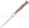 Dolphins Maniago Shark Italian Stiletto Knife Briarwood l For Sale