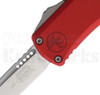 Microtech Hera II Mini Recurve OTF Automatic Knife Red l Stonewash