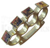Scarface Heavy Duty Gold Belt Buckle Knuckle Weight l For Sale