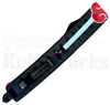 Katana D/A OTF Automatic Knife Black/White/Red