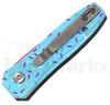 Delta Force Automatic Knife Blue Sprinkles l 1.9" Pink Blade