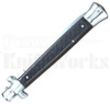 Moletta 11" Black Checkered Stiletto Automatic Knife Dagger