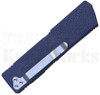 Lightning Elite Blue D/A OTF Automatic Knife l Damascus Dagger