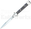 Frank B. 9" Dark Horn Stiletto Bayonet Automatic Knife Picklock l For Sale