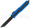 Delta Force Streamline Automatic OTF Knife Blue l Black Blade l For Sale