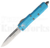 Microtech UTX-85 S/E OTF Automatic Knife Turquoise 231-5TQ l For Sale