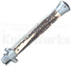 Italy Inox Stag 11" Stiletto Automatic Knife l Bayonet Blade