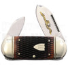 Rough Ryder 30th Anniversary Brown Bone Small Sunfish Knife l For Sale