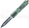 Delta Force OD-Green Automatic OTF Knife l United States Flag l For Sale