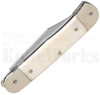 Hubertus Springer 7.75" Automatic Knife White Bone l Clip Point