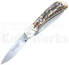 AKC Italy 7" Speed Hunter First Run Automatic Knife Stag