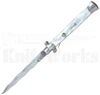 Rostfrei 11" Stiletto Siciliano Automatic Knife Pearlex l Kris Blade l For Sale