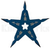 Razor Tactical 5-Point Throwing Star 4" Blue l For Sale