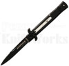 AKC Bill DeShivs 8" Tactical Leverletto Automatic Knife Black l For Sale