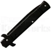 AKC Bill DeShivs 8" Tactical Leverletto Automatic Knife Black