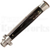 Sterile 11" Brazilian Horn Stiletto Automatic Bayonet Blade Knife