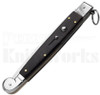 AGA Campolin 12" Sicilian Ring Pull Automatic Knife Ebony Wood