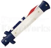 Frank B. 9" Pearlex Stiletto Bayonet Automatic Knife l USA-Flag!