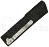 Lightning Elite Black D/A OTF Automatic Knife l Satin Dagger Serrated
