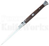 Orang Zaib 11" Rosewood Stiletto Automatic Knife l 440C Dagger l Large