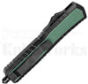 Delta Force OTF Automatic Knife Green Micarta l Two-Tone Blade