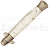 Renzo Beltrame 9" White Pearlex Stiletto Automatic Knife