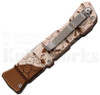 Piranha 21 Automatic Knife Camo Aluminum l Mirror Blade