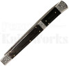 Samir Ahmad 18" Buffalo Horn Stiletto Automatic Knife l Engraved