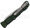 Piranha 21 Automatic Knife Green Aluminum l Mirror Blade