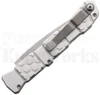 Piranha 21 Automatic Knife Silver Aluminum l Mirror Blade