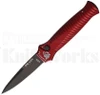 Piranha MiniGuard Automatic Knife Red P-7RT l For Sale