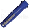 Piranha Rated-X D/A OTF Automatic Knife Blue l Mirror Blade